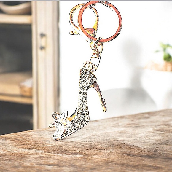 New! Bling Stiletto Purse Charm or Keychain - Picture 8 of 16